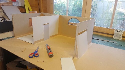 Carton doubles cannelures et carton gris 2mm