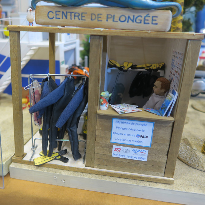 Le mini-centre de plongée de Framboise